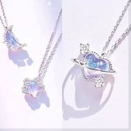 Star Moon Clavicle Chain Female U88N