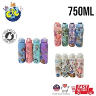 750ML Cute Labubu Water Bottle, Cute Cartoon Water Bottle