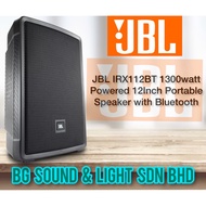 JBL IRX112BT 1300watt Powered 12Inch Portable Speaker with Bluetooth / IRX 112 BT / IRX-112-BT
