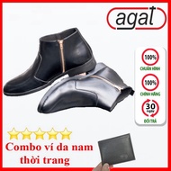 Agat Chealsea Men's Leather Boots High Quality Beautiful High Quality, Durable Stitched Sole, 3cm He