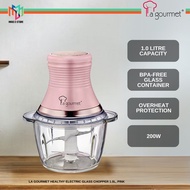 La Gourmet GC10 Healthy Electric Glass Chopper 1.0L BPA Free Glass Container Overheat Protection GC2