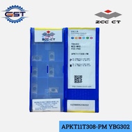 Insert APKT11T308 PM YBG302 ZCC-CT lathe chisel Milling APKT 11T308 new APKT11 chip