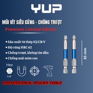 PH2, D2 screw bits hardness 62 anti-slip for electric drills