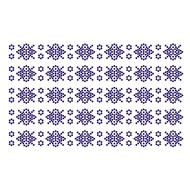 Swaroski FLOWER SEQUENCE ABSTRACT MOTE RUBBING MULTIPURPOSE BEADS LOGO GAMIS ABAYA TURKEY SYARI CADA