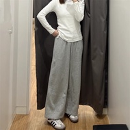 UNIQLO Day Single 25 Spring New Womens Sports Wide Leg Pants/wide Leg Pants Loose Pants Casual Pants