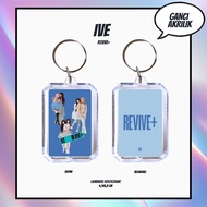 GANTUNGAN HOLOGRAM ACRYLIC KEYCHAIN IVE REVIVE ACRYLIC KEYCHAIN KPOP IDOL UNOFFICIAL GAEUL YUJIN