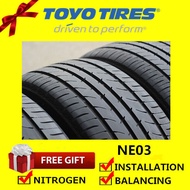 Toyo Nano Energy NE03 tyre tayar tire (With Installation) 175/65R14 185/60R14 185/70R14 185/55R15 185/60R15 195/50R15 195/55R15 195/60R15 195/65R15 205/65R15 185/55R16 195/55R16 205/50R16 205/60R16 215/55R16 215/60R16 215/45R17 215/50R17 215/55R17