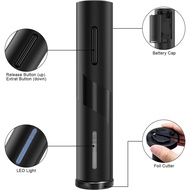 Pembuka Wain Elektrik COKUNST, Pembuka Botol Wain Dikendalikan Bateri dengan Pemotong Kerajang, Peny