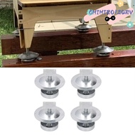 CHIHIRO1ZQRV Beehive Stand Feet, Ant-Proof Sturdy Hive Stand, Durable Adjustable Stainless Steel Bee