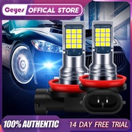 Ceyes 2Pcs Car Led Fog Lamp Dual Color Led Bulb H11 H8 9005 9006 881 Super Bright Car Fog Lights