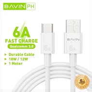 CB-294 BAVIN 6A Fast Charging QC 3.0 USB Fast Data Cable Transfer For Type-C iPh Micro
