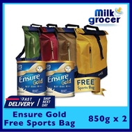 Ensure Gold Vanilla / Coffee 850g x 2 (Free Sports Bag)