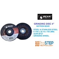 NORTON BEAR GRINDING WHEEL 4" (16 x 6 x 100MM) FOR STEEL & STAINLESS STEEL