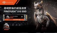 (保固至2026/11)Seagate 火梭魚 FireCuda 510 1TB 固態硬碟