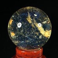 原石擺件 奇石擺件 黃水晶球直徑10.5公分 凈重量1.35公斤編號100617