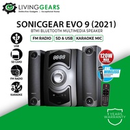 [ FREE MIC ] Sonic Gear SonicGear Evo 9 BTMI Bluetooth Multimedia Speaker with Bluetooth , FM Radio 