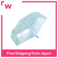 Wpc. rain umbrella, glow pearl umbrella, mini mint, folding umbrella, 50cm, ladies, pastel color, glitter, photogenic, fancy, maiden, aurora, girly, stylish, cute, woman, UPEM-939-002