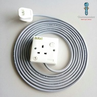 【1 Way 40/.0016】Socket Extension Box | Trailing Extension Wayar 13A Socket Box