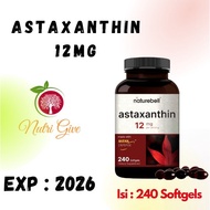 Naturebell Astaxanthin 12mg - 240 Softgels Original USA Nature bell 12 mg