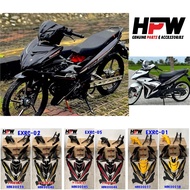 B2R Racing HPW MAGIC BOY Coverset Bodyset Yamaha Y15 Y15zr V1 V2 Exciter Rc Hitam Kuning Merah