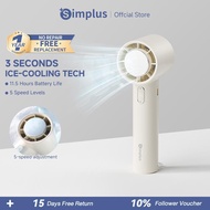 【BotanicGlow Mall】Simplus Handheld Cooling Fan Mini 150g Lightweight 5 Wind Speeds 3s Cooling Fan 11