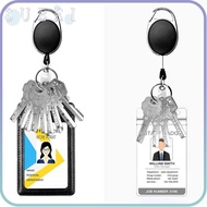SULIN Retractable Badge Holder Office School  Women Men Bus Pass Card