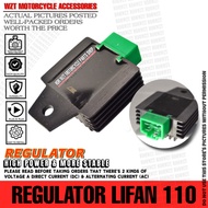 WZT LIFAN110 / LIFAN 110 REGULATOR RECTIFIER 4PINS FOR MOTORCYCLE JAPAN QUALITY