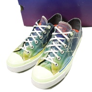 二手 CONVERSE x PIGALLE Chuck Taylor All Star 70 OX 運動鞋，尺寸 165747C，US8 (26.5cm)，顏色為 Multi/Multi/Black/