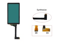 หน้าจอสำหรับ ANYCUBIC โฟตอนปริ้น3D 5.5นิ้ว2K พร้อมกระจก LS055R1SX03หน้าจอแสงเพื่อการรักษษไม่มีแสงแบล