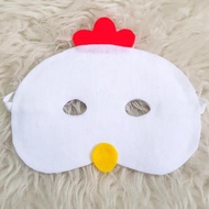 Chicken Mask Flannel Mask Animal Chicken Headband Animal Chicken Headband