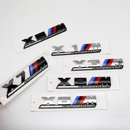 Car Fender Side Emblem Rear Trunk Badge M Competition Logo Thunder Edition Sticker For BMW 7m 8x1m X