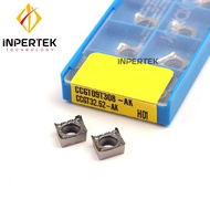 Insert CCGT 09T308 AK KORLOY Pahat Bubut CCGT 09 T3 08 Mata CCGT09T308-AK