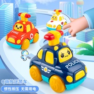 Press Sliding Pull Back Engineering Vehicles Police Cars Cars Children Gifts Children Toy Cars Whole