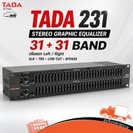 TADA CE 231 EQ เครื่องปรับแต่งเสียง เครื่องปรุงเสียง อีคิว 231 tada Channel31Band ขนาด2U ยึดติดแร็คไ
