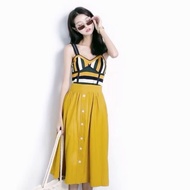 Zara yellow skirt 99% new