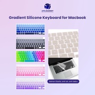Colorful Gradient Silicone Keyboard protector Case for Macbook Pro Air M1 M2 M3/ Retina