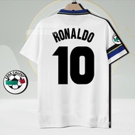 97-98 Inter Milan Inter Milan Jersey Home 2 Away Ronaldo Serie A Football Uniform Retro Version impo