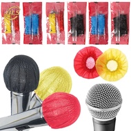 10 Pairs Handheld Microphone Windscreen Cover Disposable Microphone Protective Mic Cap Pad KTV Karaoke Supplies