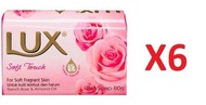 LUX - 法國玫瑰&杏仁油柔嫩香皂 80g (6件)[平行進口]
