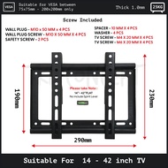 TKL TV Bracket Adjustable TILT 14 -42 26 -55 32 -75 Inch Universal Tv Wall Mount Bracket Braket Gant