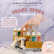 10ml/30ml Fragrance Oil for Candles / Diffuser / Soap I TravelSeriesI The Candle Collective Co