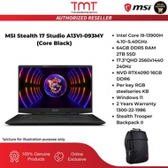 MSI Stealth 17Studio A13VI-093MY Gaming Laptop | i9-13900H | 64GB RAM 2TB SSD | 17.3"QHD | RTX4090 |