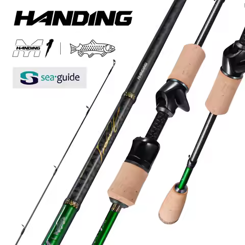 HANDING M1 Trout Fishing Rod Designed for Wide Length BFS Rod Trout Fishing 2A Cork Handle 30Ton Car