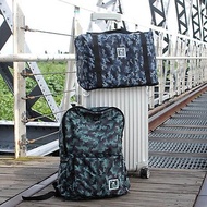 Chuyu 迷彩行李箱提袋/插桿式兩用提袋/肩背包/旅行袋/防水提袋