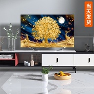 Hot sale smart TV cover dust-proof household tv cover 32 inches flat screen 32 42 50 55 65 to 75 inches LCD TV cover television dust cover wall tv home decor beautiful landscape painting design