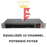 new Equalizer Stereo 10 Channel Potensio Putar murah