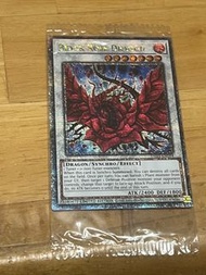 遊戲王 25週年 金鑽 玫瑰龍 歐洲英文版 金碎 Yu-gi-oh Black Rose Dragon