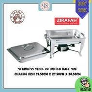 JASENG |  ZIRAFAH Japan Stainless Steel Half Size Chafing Dish ( 2600 )