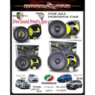 Adams Digital OM/OMC Series 4Inch/6Inch Midbass Coaxial 2-Way Oem Speaker - 2pcs/set - F.O.C Soundpr