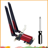 7 BE200 Pro Pcie Wireless Network Adapter+10DB Antenna BT5.4 Tri Band 2.4G/5G/6GHz BE200  Card for W